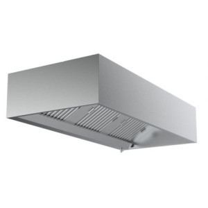 Cubical LED Hood Depth 950-1200 mm - AISI 430 Stainless Steel