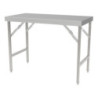 Stainless Steel Folding Table L 1800 x D 700 mm - Robust and practical