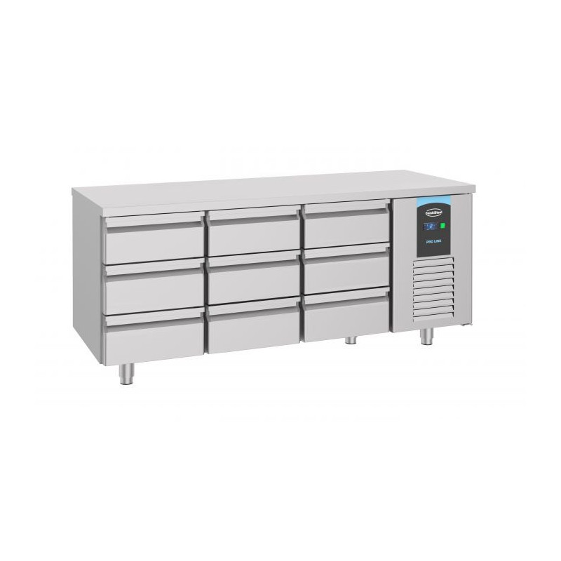 Positive Refrigerated Table GN 1/1 - 9 Drawers - 474 L - CombiSteel