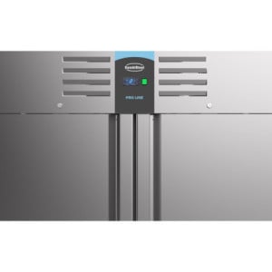 Negative Stainless Steel Refrigerated Cabinet - 2 Solid Doors - 1400 L - CombiSteel