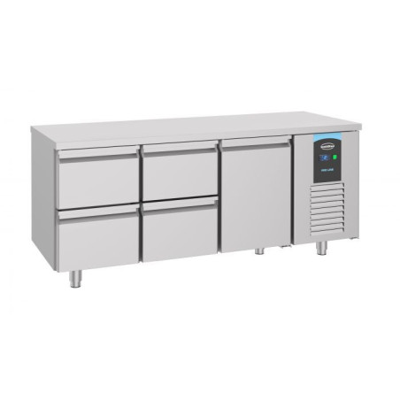 Refrigerated Positive Table GN 1/1 - 474 L - Door and 4 Drawers - CombiSteel