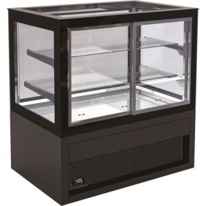 Vitrine Réfrigérée Positive 300L CombiSteel - Noir elegant