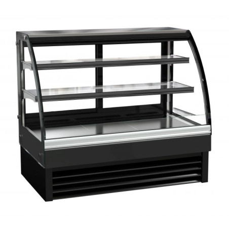 Curved Glass Chilled Display Cabinet - 236 L - CombiSteel: Professional solution for fresh products