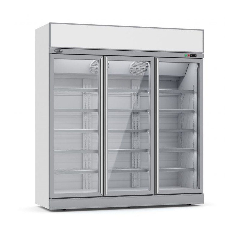 Kühlschrank mit drei Glastüren - 1530 L CombiSteel