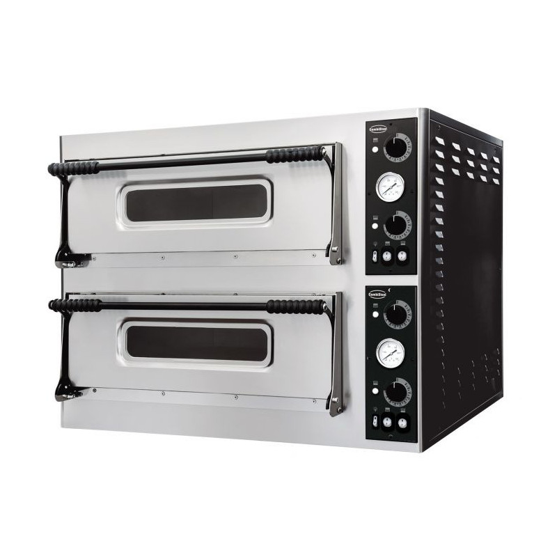 Pizzaofen Doppelkammer - 2 x 6 Pizzen - Combisteel 400V