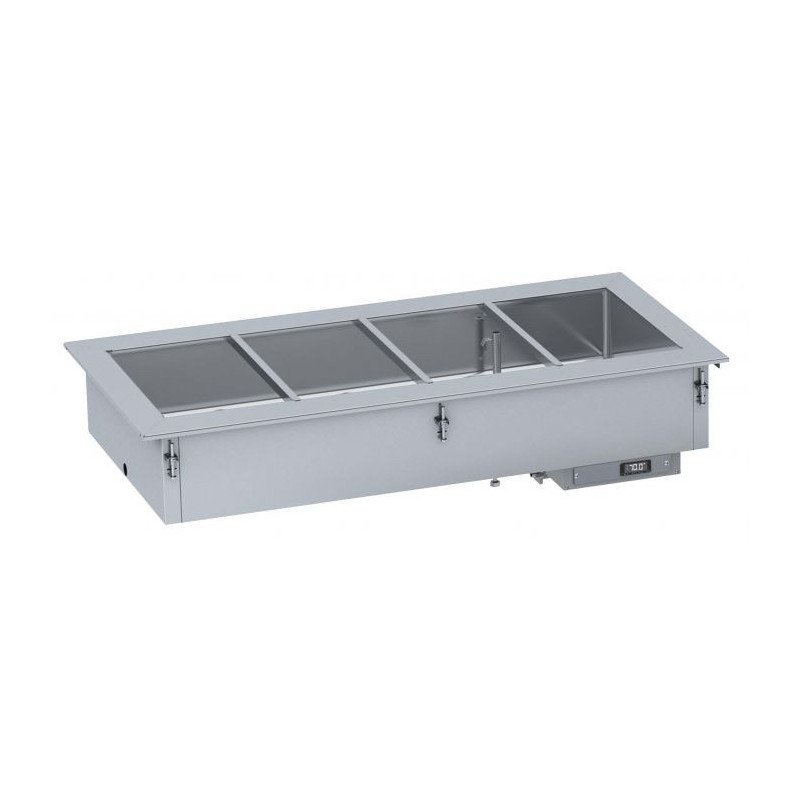 Bain-Marie Drop-In CombiSteel 3/1 | Remplissage d'Eau Manuel