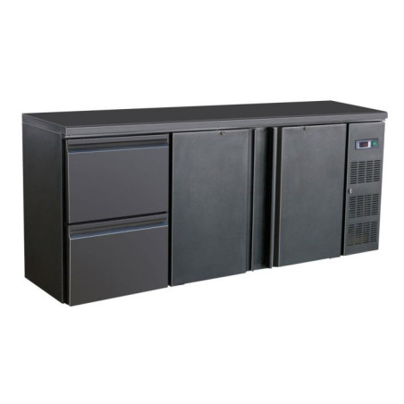 Refrigerated Back Bar 537L - 2 Doors and 2 Drawers CombiSteel