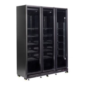 Positive Refrigerated Display Case 3 Heated Glass Doors CombiSteel - High Performance SEO