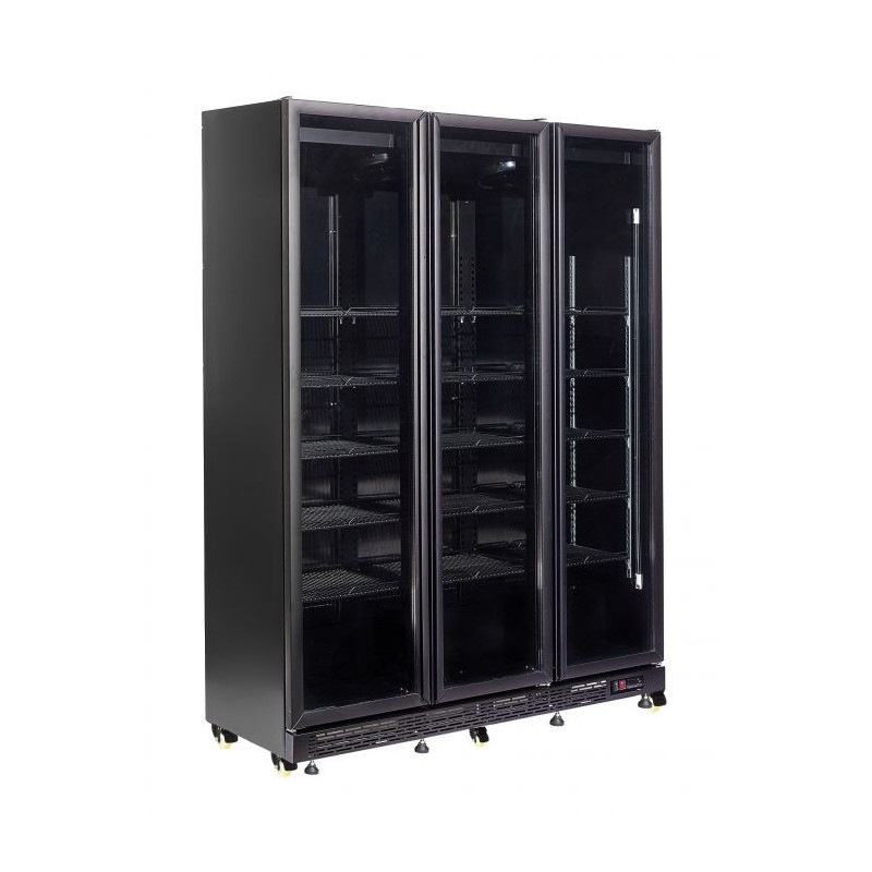 Positive Refrigerated Display Case 3 Heated Glass Doors CombiSteel - High Performance SEO