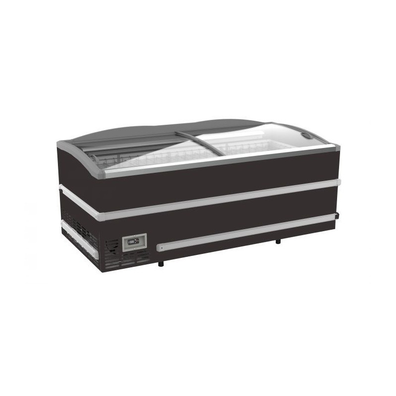 Black Chest Freezer for Supermarket - 864 L - CombiSteel: Optimal and economical storage.