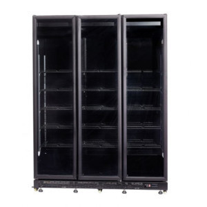 Professional refrigerated display case with 3 glass doors - CombiSteel 1200L