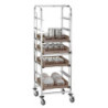 ASP700 Bartscher washing rack trolley: Efficient professional storage.