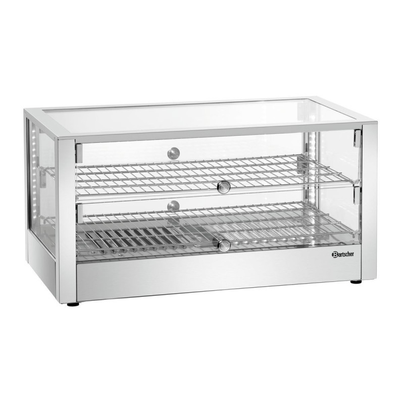 Bartscher 6200 2EK hot display case - Maintains temperature up to 90°C