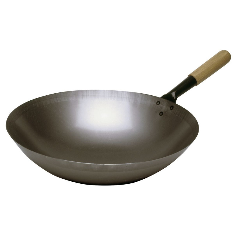 Wok-Pfanne aus Stahl von Bartscher 360mm - Professionell & vielseitig