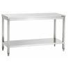 Bartscher stainless steel work table, sturdy and practical