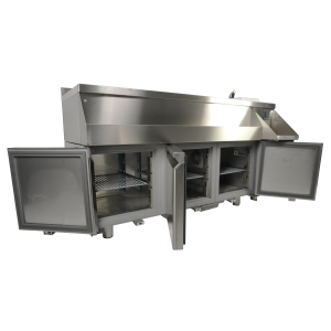 Refrigerated Table 3 Doors with Cocktail Bar - Combisteel