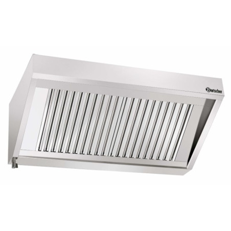 Professional wall-mounted hood 900, L1200 in stainless steel by Bartscher