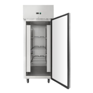 Positive Kühlschrank 650 L Edelstahl GN 2/1 Belüftet