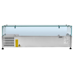 Refrigerated Display Saladette to Place 6 x GN 1/3 Dynasteel: Freshness and Optimal Organization