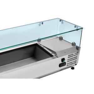 Refrigerated Display Saladette to Place 6 x GN 1/3 Dynasteel: Freshness and Optimal Organization