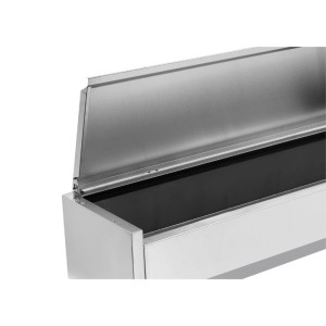 Refrigerated Saladette to Place Stainless Steel Lid - 6 x GN 1/4 - Dynasteel