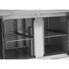 Positive Refrigerated Table GN 1/1 With Backsplash - 2 Doors - Dynasteel