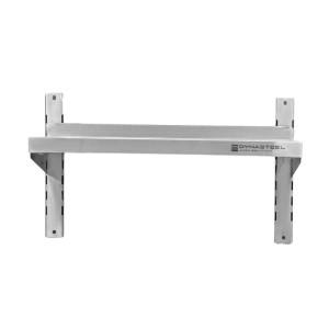 Stainless Steel Wall Shelf on Brackets - L 800 x D 300 mm - Dynasteel