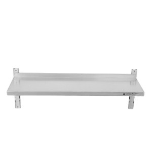 Stainless Steel Wall Shelf on Brackets - L 1000 x D 300 mm - Dynasteel