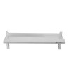 Stainless Steel Wall Shelf on Brackets - L 1000 x D 300 mm - Dynasteel