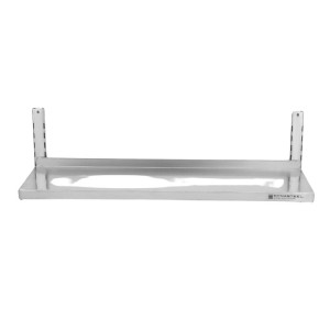 Stainless Steel Wall Shelf on Brackets - L 1200 x D 300 mm - Dynasteel