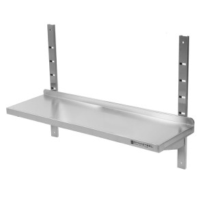 Stainless Steel Wall Shelf - L 1400 x D 400 mm - Dynasteel