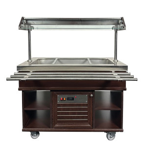 Refrigerated Buffet 5 GN 1/1 CombiSteel - Optimal preservation and elegance