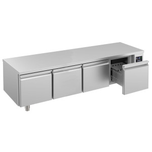 Positive Refrigerated Table GN 1/1 360 L - 4 Drawers - Stainless Steel