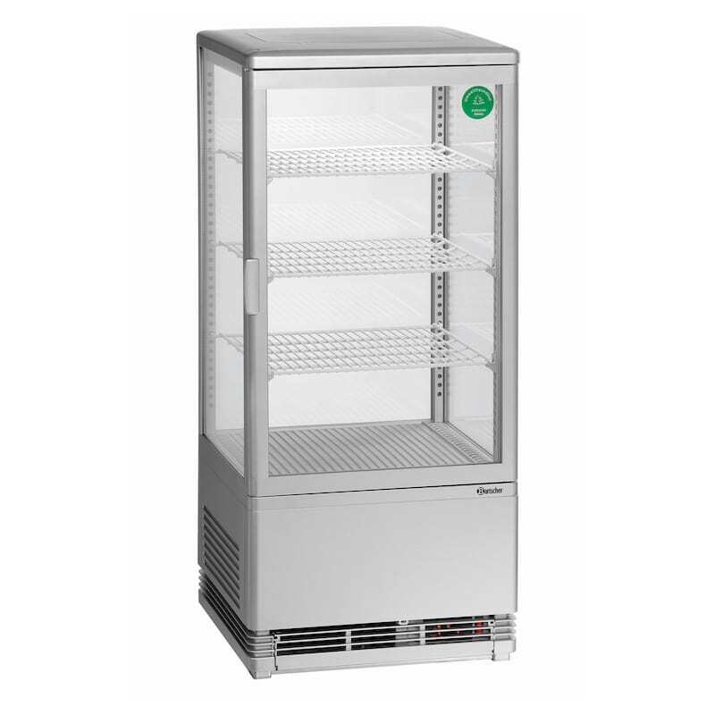 Mini Profi-Kühlschrank Bartscher - 78 L Silber