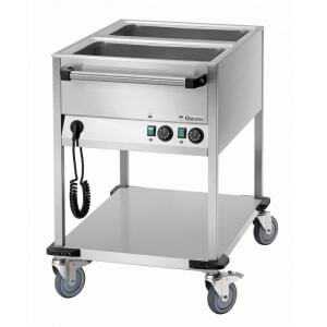 Bain-Marie-Wagen - 2 GN 1/1