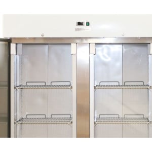 Positive Kühlschrank 1400 L Edelstahl GN 2/1 – 2 Türen