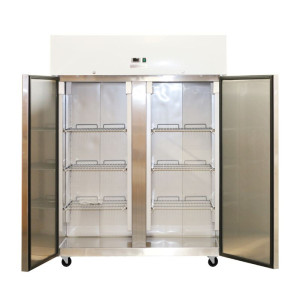 Positive Refrigerated Cabinet 1400 L Stainless Steel GN 2/1 – 2 Doors