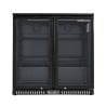 Rückkühlschrank 209 L 2 Glastüren — Belüftet