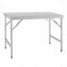 Folding Stainless Steel Table 1200 Mm - Vogue - Fourniresto