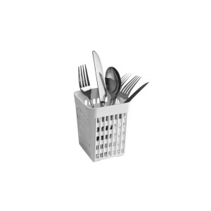 White Cutlery Basket