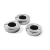 Ashtray with Lid 90 mm in Diameter - Set of 3