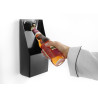 Wall-mounted bottle opener with collector