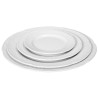 Assiette Plate en Porcelaine Flora - 270 mm de Diamètre