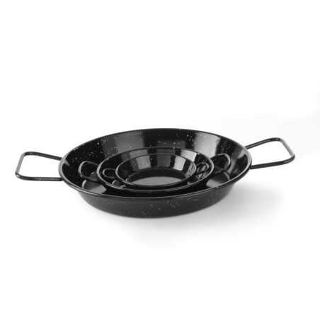 Enameled paella pans - Brand HENDI - Fourniresto