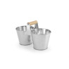 Double Bucket with Handle - 250 x 125 mm