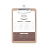 Porte-Menu Clipboard - 125 x 180 mm