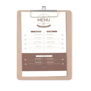 Schutzmenü Clipboard - 185 x 245 mm