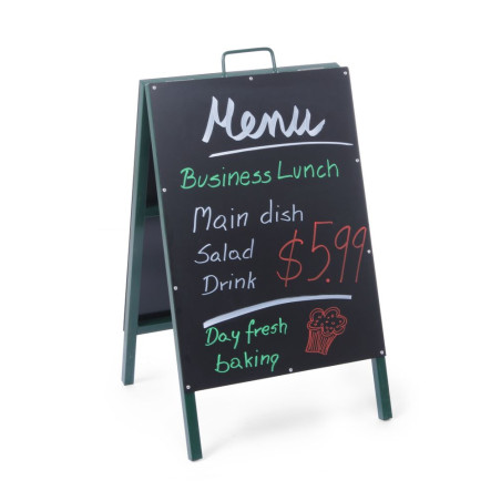 Chalkboard sidewalk sign - Brand HENDI - Fourniresto