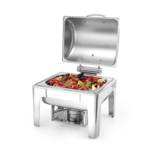 Chafing Dish GN 1/2 polierte Spiegeloberfläche - Marke HENDI - Fourniresto