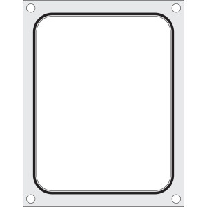 Sealing Matrix for Manual Sealer - 227 x 178 mm - Hendi